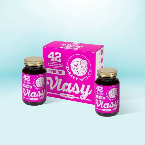 ZDRAVÝ MEDVĚD - VLASY - STRONG